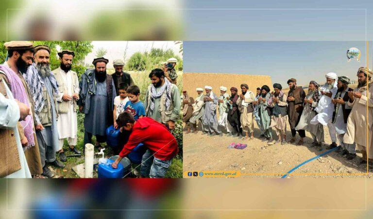 بدخشان کې یوه رغنیزه پروژه بشپړه او په فراه کې د یوې بلې د جوړولو چارې پيل شوې