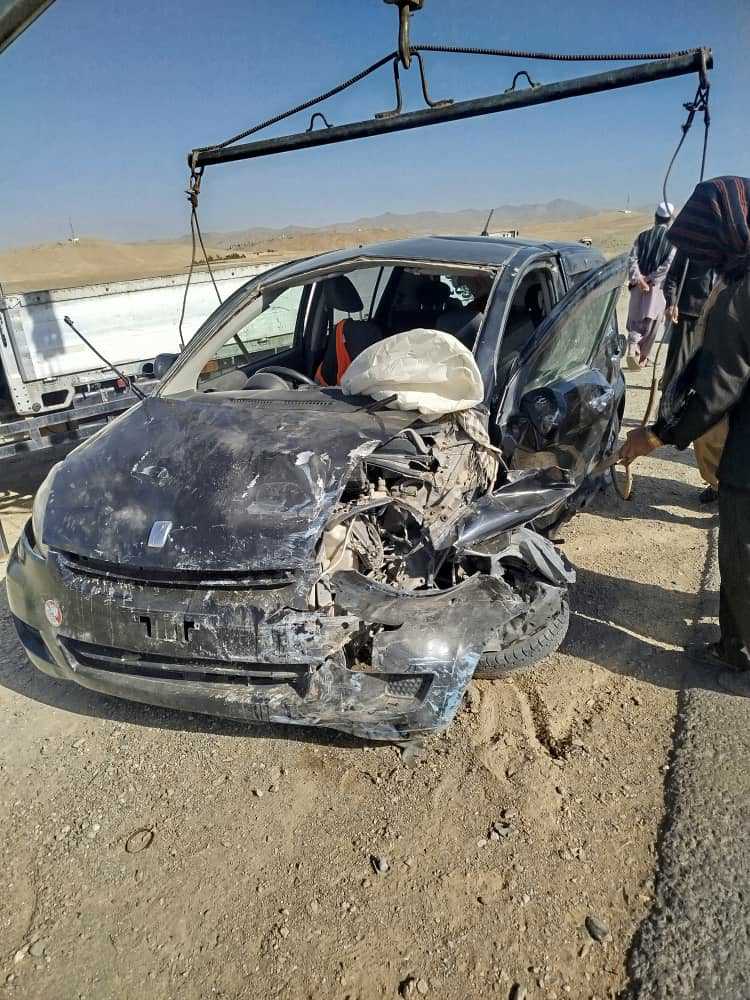 2 die, 7 wounded as passenger vans collide in Ghazni