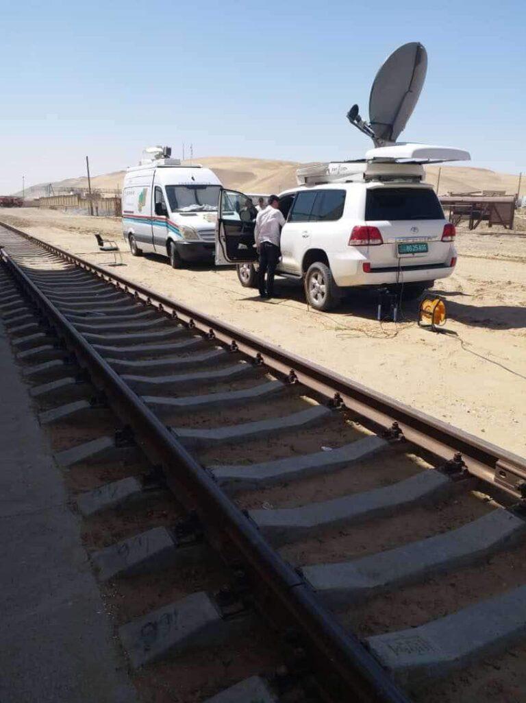آغاز نشرات آزمایشی تلویزیون ترکمن تلی‌کام برای پوشش زندۀ مراسم افتتاح کار پروژۀ تاپی در هرات
