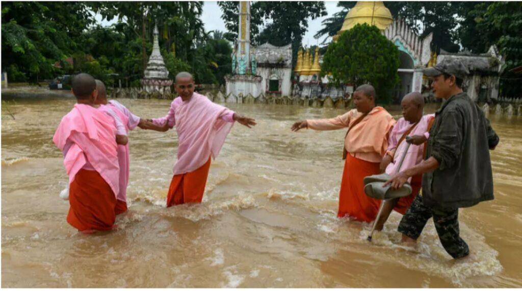 113 dead in Myanmar floods, mudslides