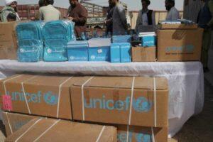 UNICEF provides stationery to thousands of Helmand students