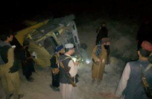 حادثۀ ترافیکی در بغلان؛ سه تن کشته و زخمی شده‌اند