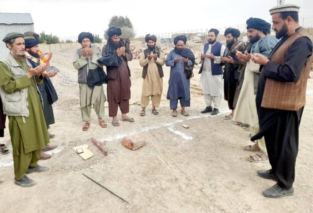 Mosque being built in Ghor for 207th military corps