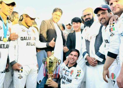 Month-long cricket tournament concludes in Ghazni