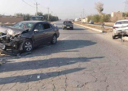 دو رویداد ترافیکی در لوگر ده زخمی برجا گذاشت