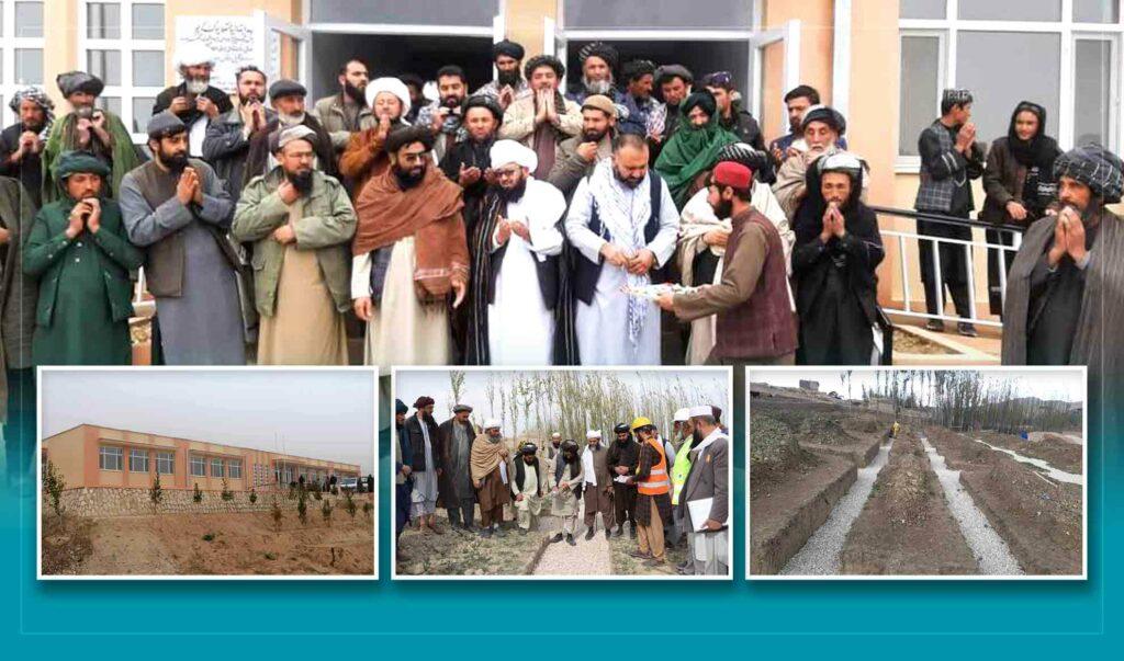 1 school building completed, work on another starts in Faryab