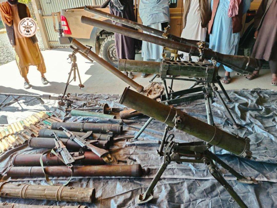 Weapons, ammunition seized in Paktika: MoD