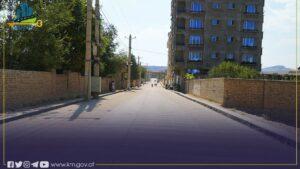 3 sub-roads built at a cost of 27.2m afs in Kabul