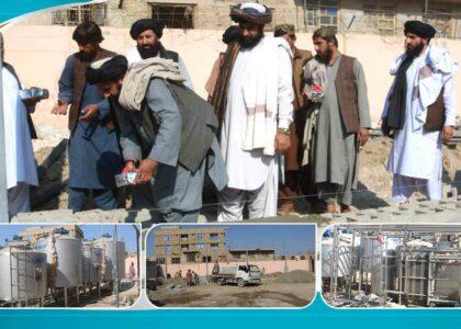 Helmand milk processing factory being rehabilitated