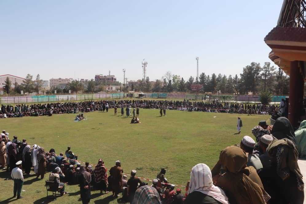 Wrestling contest held to select top players in Helmand