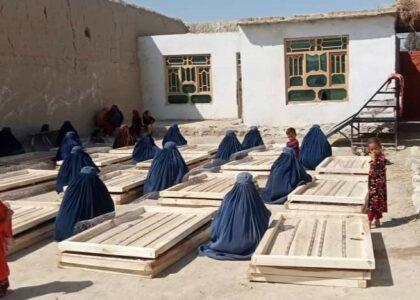 Small poultry farms set up for needy women in Nangarhar