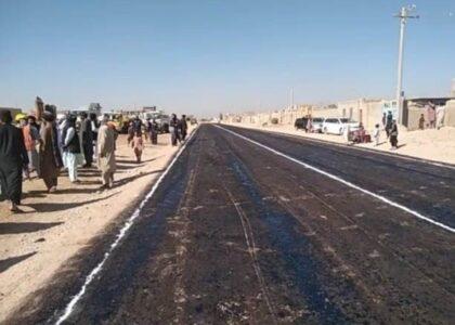 Road project costing 14m afghanis begins in Helmand