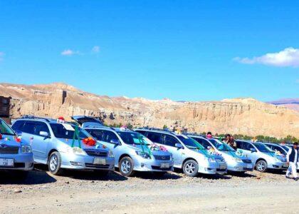 مراسم عروسی دسته‌جمعی۳۴ زوج دربامیان برگزارشد