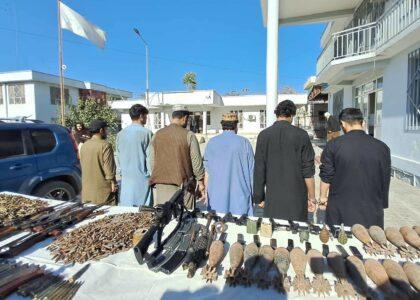 Weapons, ammunition seized in Baghlan