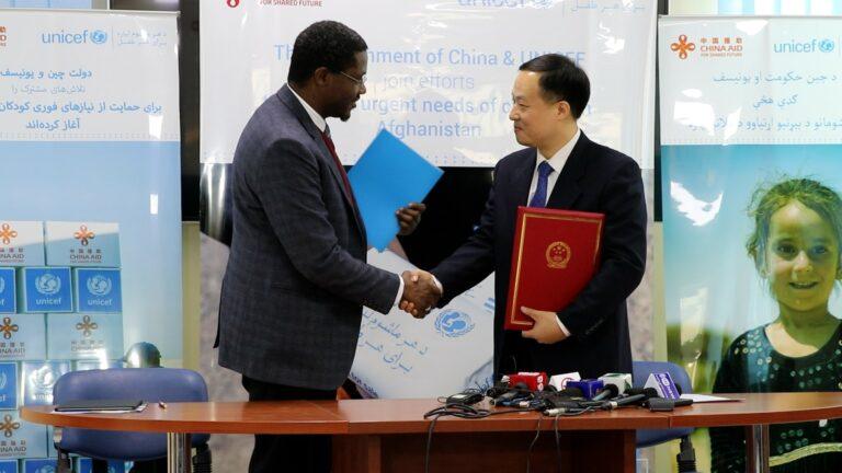 To assist needy families, China, UNICEF sign $1.5m pact