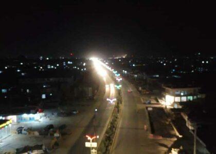 Streetlight project completed to illuminate Ghazni city