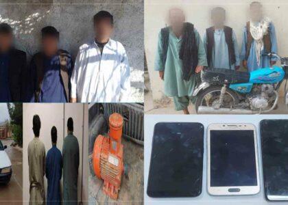 9-suspected robbers detained in Herat