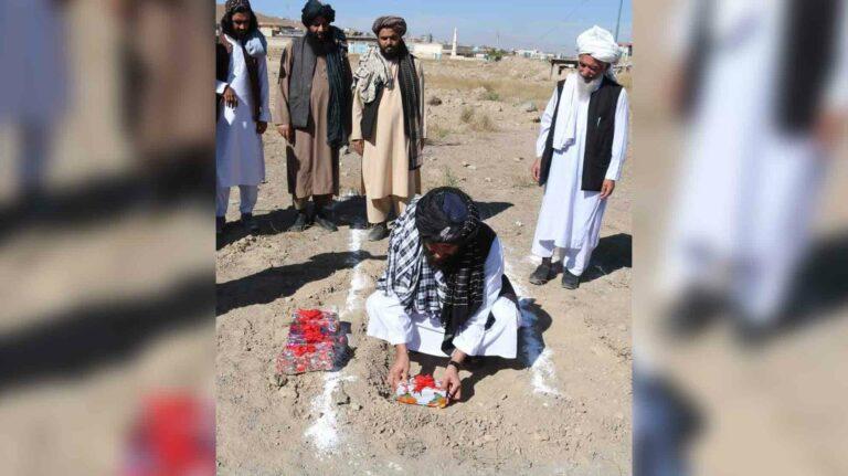 کار بازسازی ۱۹ تعمیر مربوط به ریاست معارف در لوگر آغاز شد