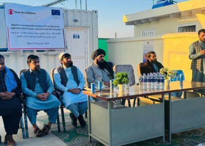 2 health centers built, inaugurated in Nangarhar