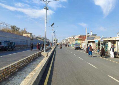 Construction of 3 roads cost 28.5m afs in Farah