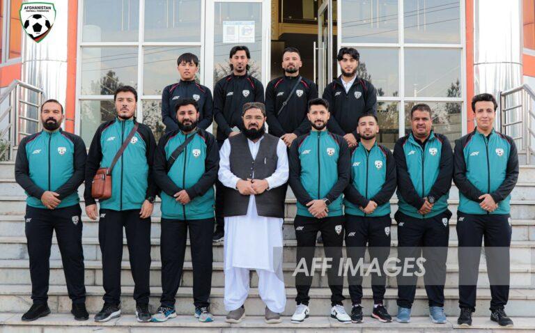Afghan national football team off to Tajikistan