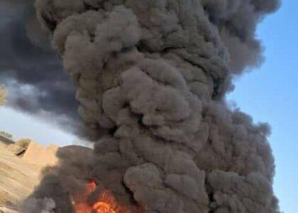 یک کارخانۀ تولید مواد مخدر در نیمروز از بین برده شد