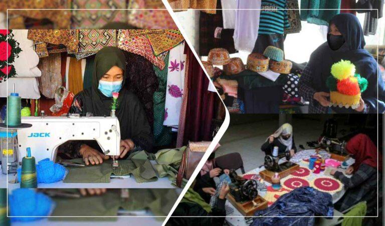 تعداد زنان شاغل در بخش صنایع دستی در دایکندی بیشتر اما بازار فروش تولیدات‌شان کم‌رنگ شده‌است