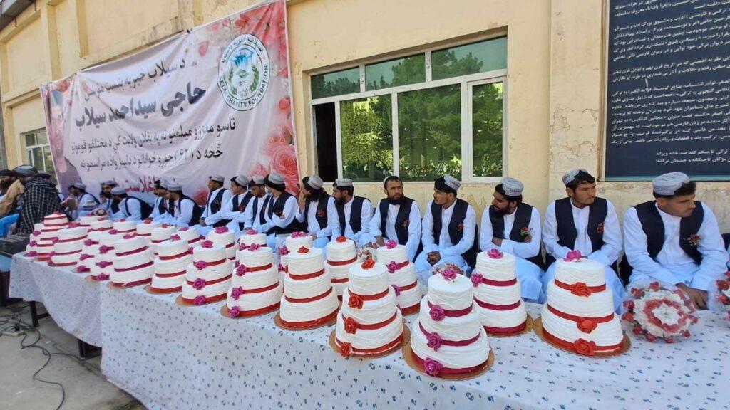 Mass wedding ceremony of 62 couples held in Baghlan