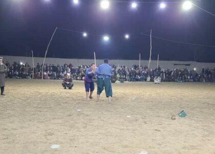 Kurash wrestling event held in Kunduz