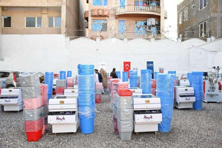 Turkey provides processing equipment to Herat saffron farmers
