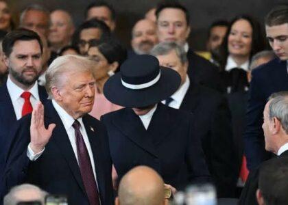 دونالد ترامپ به عنوان رئیس جمهور امریکا سوگند یاد کرد