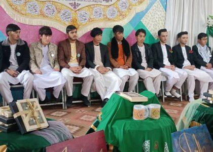 Mass wedding ceremony for 20 couples held in Ghazni