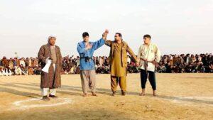 Day-long Kurash wrestling contest held in Kunduz