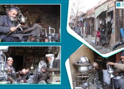 Stagnated market condition worry Balkh coppersmiths