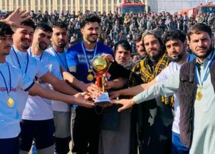 Parwan’s Syedkhel district team wins volleyball title