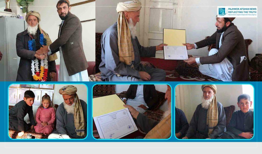 Elderly Rafiullah graduates from Ghazni University