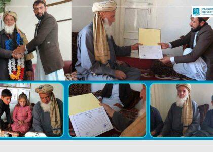 Elderly Rafiullah graduates from Ghazni University