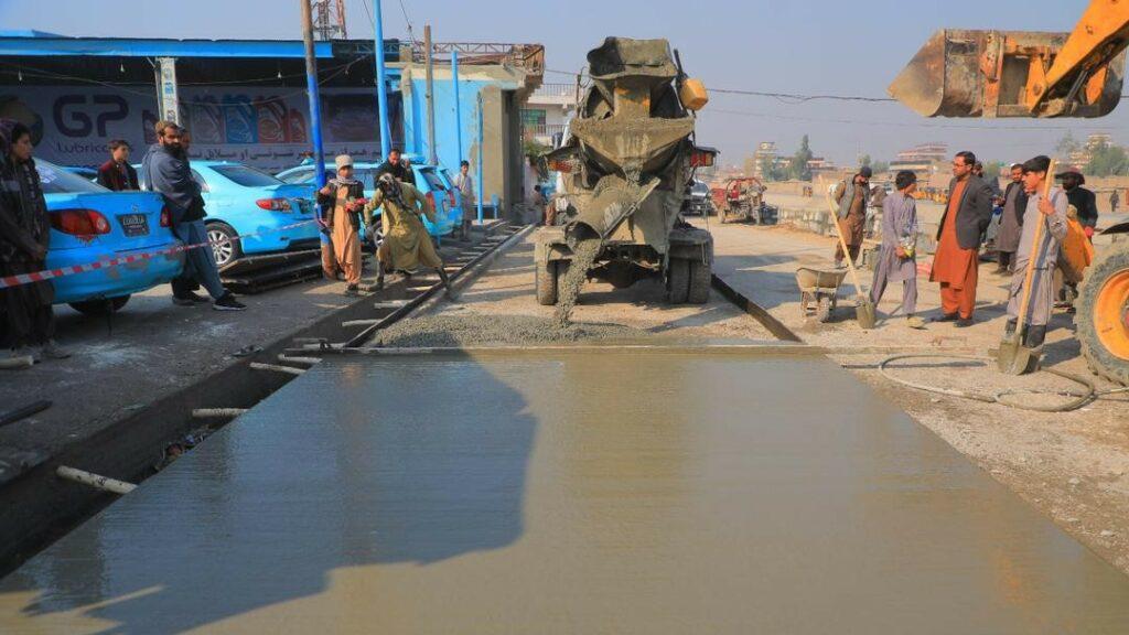 Road construction worth 14m afs kicks off in Jalalabad