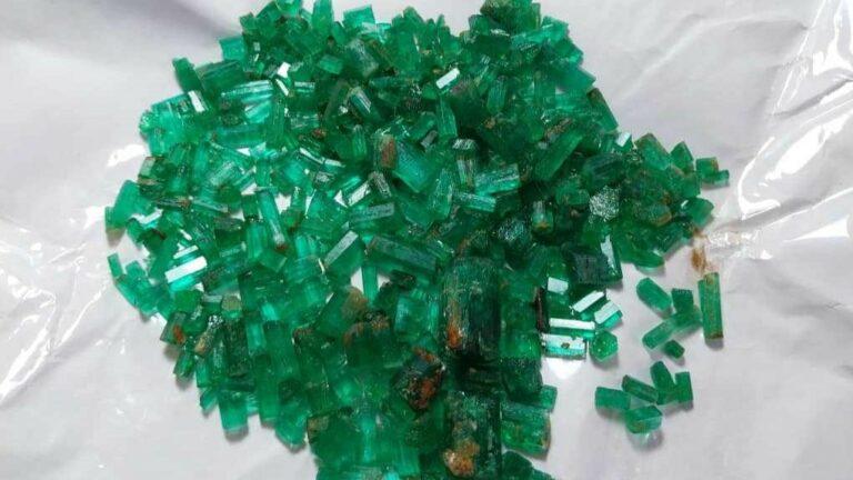 Panjsher: 3,703 carats of emeralds fetch $28,500