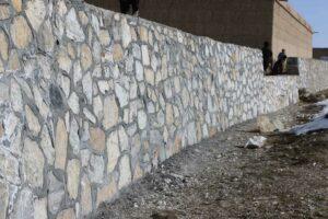 Retraining wall, canal completed in Ghazni