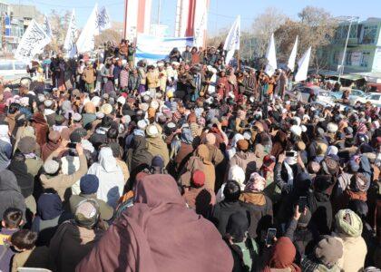 Ghazni residents rally against ICC’s arrest warrant for IEA leaders