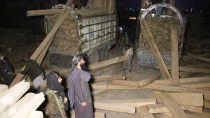 Timber seized in Kunar, smugglers flee