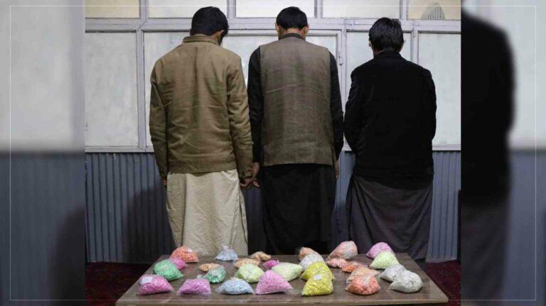 3 suspects held with 10,000 tablet-K in Baghlan