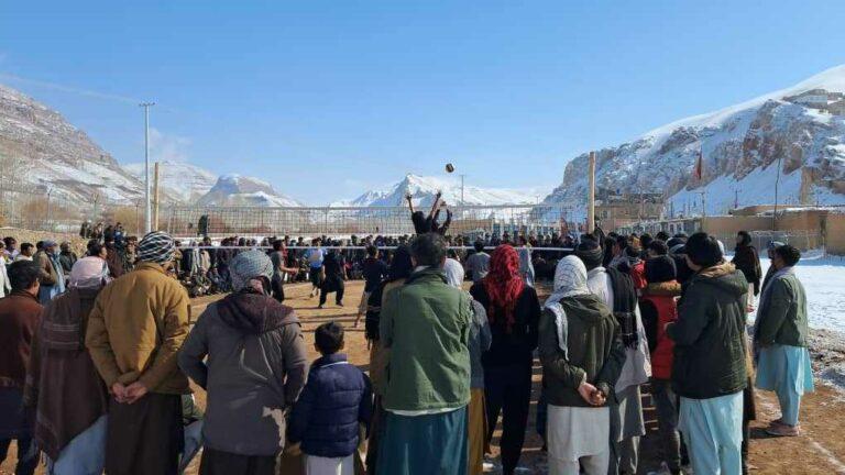 Week-long volleyball tournament starts in Bamyan