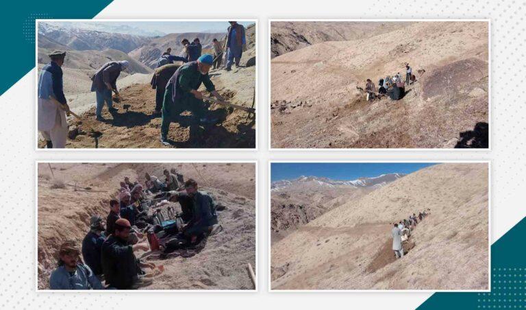 Daikundi residents start constructing road at own expense