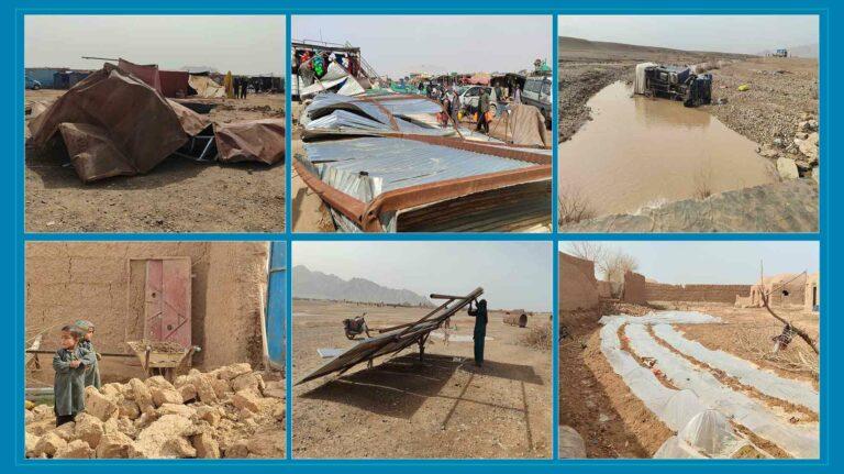 فراه کې د سېلابونو امله ۵۷ کسانو ته مرګ‌ژوبله اوښتې