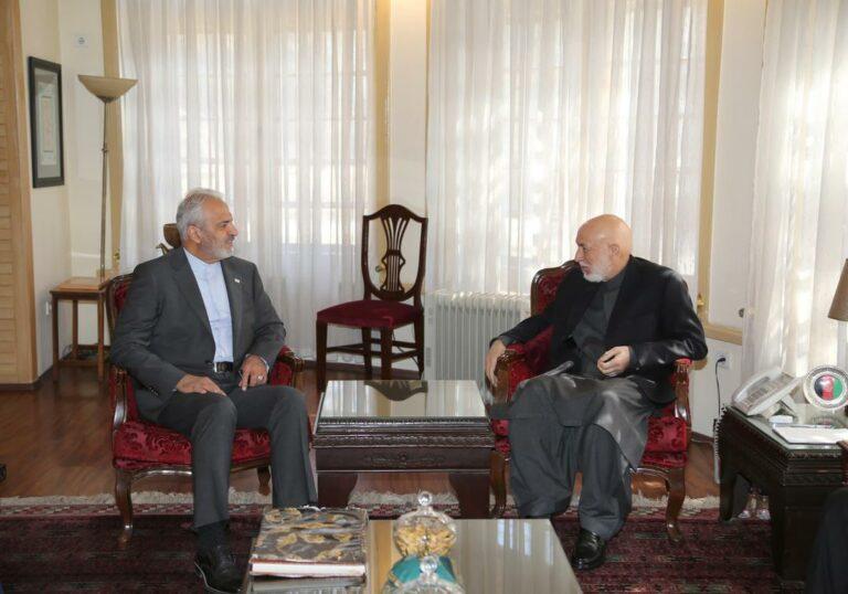 کرزي او د ایران سفیر پر نړۍوالو تحولاتو خبرې کړې