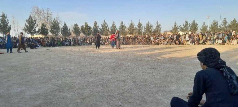 Kourosh competitions amongst 75 athletes held in Kunduz
