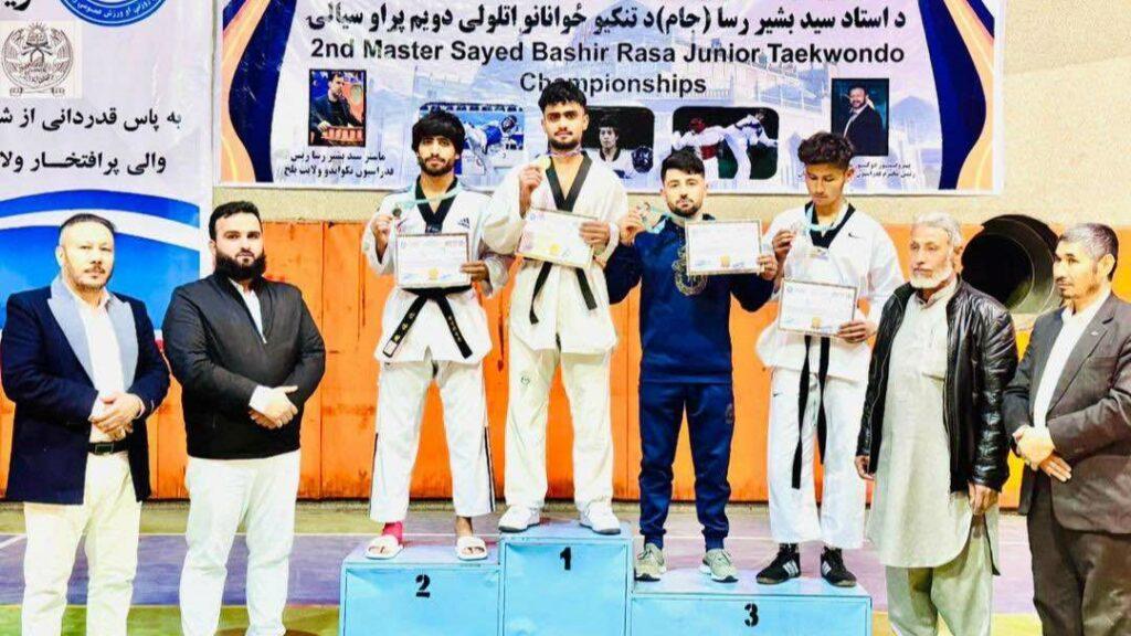 د بلخ او سمنګان د ۷۰ لوبغاړو ترمنځ د تکواندو سیالۍ ترسره شوې