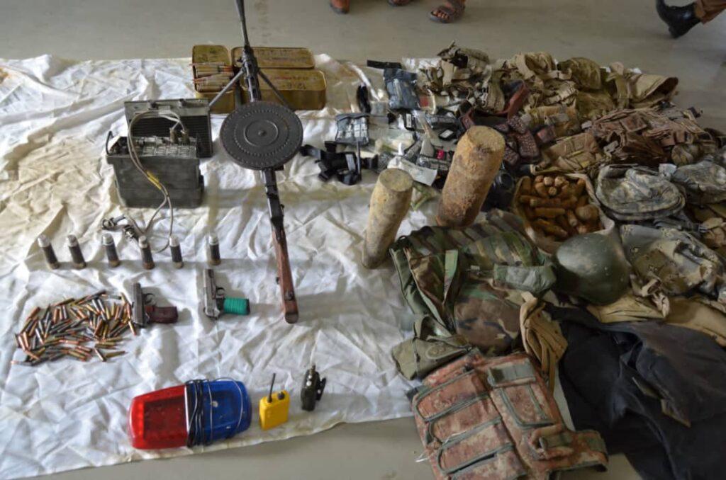 پروان کې یو شمېر وسلې او مهمات نیول شوي